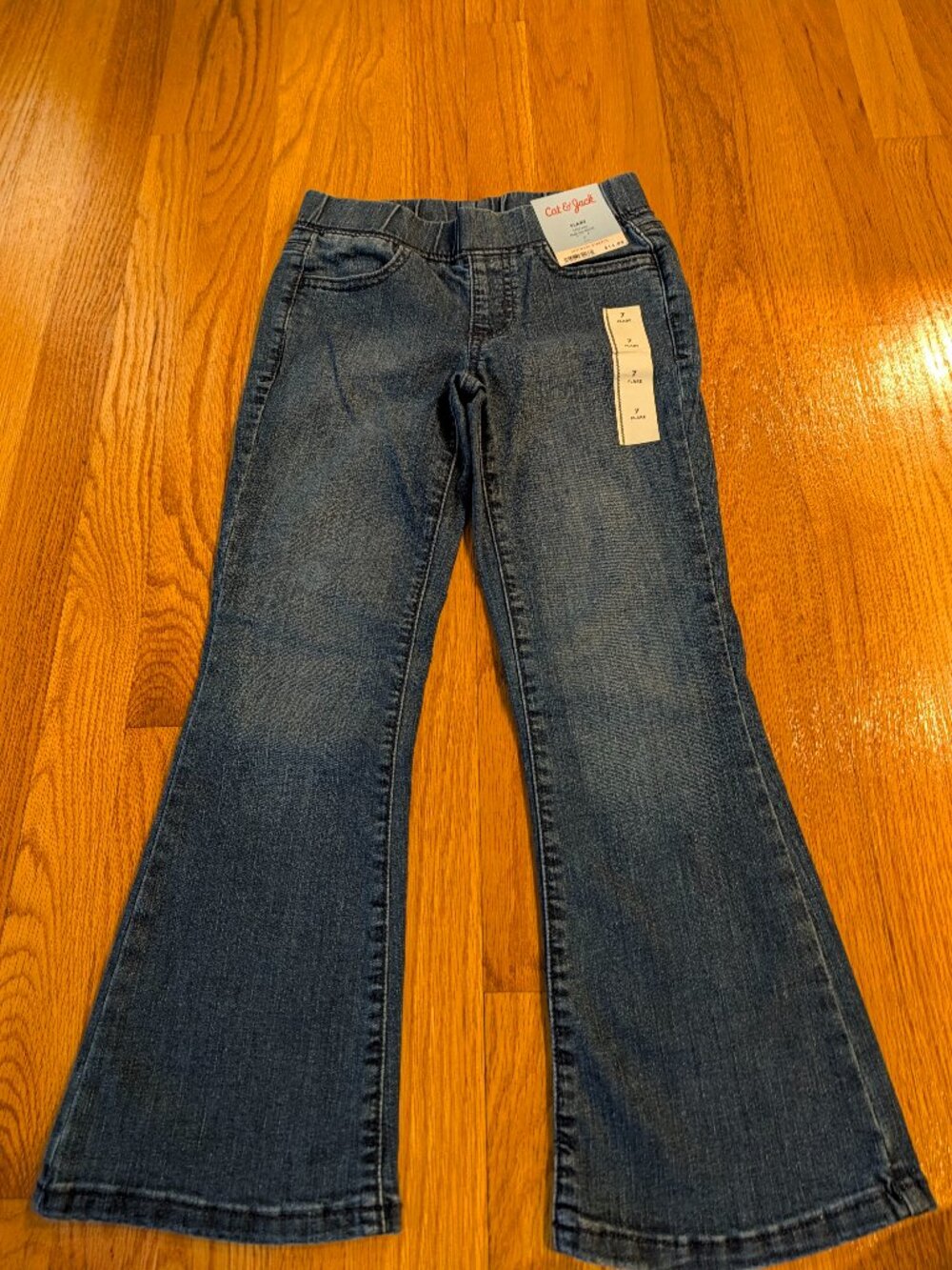 Cat and Jack Girls Flare Leggings (Size 7)
